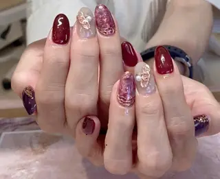 ネイル ラッキースター 大人気店のネイルデザイン