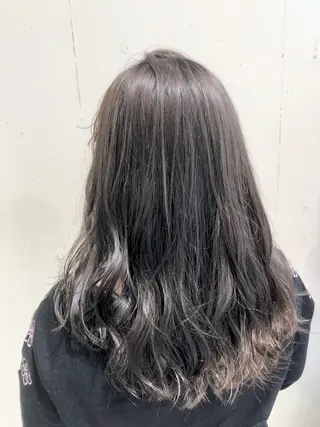 セミロング カラー パーマ ヘアアレンジ 【ツヤ髪美容師】 ツダケイスケのヘアスタイル