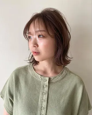 暖色カラー /ヘアアレンジ/花鈴のヘアスタイル