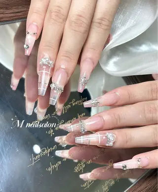 ネイル M🌷nail 長さだし専門店のネイルデザイン