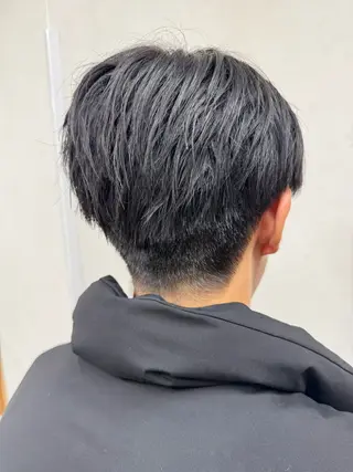 ショート メンズ パーマ/ハイトーン /吉田眞のヘアスタイル