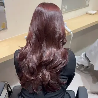 ロング カラー 加藤 麻夢のヘアスタイル