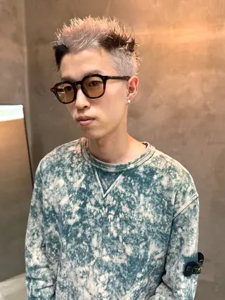 ショート カラー デザイン/レイヤー Kaito🐩/栄のヘアスタイル