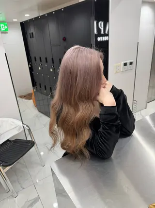 ロング カラー Lapis渋谷本店 Rikoのヘアスタイル