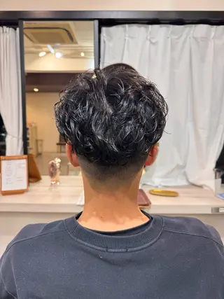 ショート メンズ 有木 七海のヘアスタイル