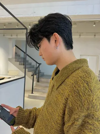 パーマ メンズ 🇰🇷カルマパーマ kaito🇰🇷のヘアスタイル