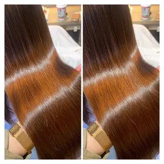 カラー 髪質改善艶髪 ℍ𝔸ℝ𝕌𝕂𝔸のヘアスタイル