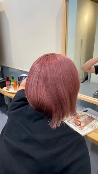 ショート カラー I-FLAT 暮石悠菜のヘアスタイル