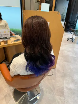 セミロング カラー ヘアアレンジ 加藤 愛実のヘアスタイル