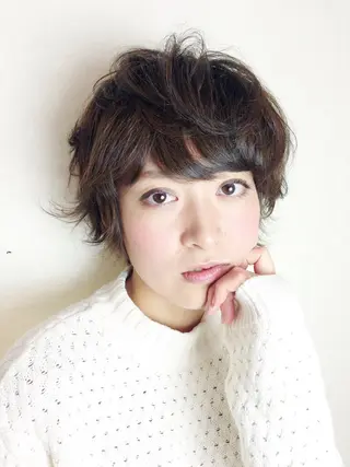 ショート やまだ まいのヘアスタイル