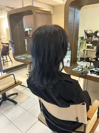 ミディアム カラー アニメオタク美容師✂ miharuのヘアスタイル