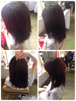 セミロング ロング カラー 💎髪質改善💎 デザイナーshinのヘアスタイル