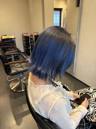 ミディアム 髪質改善⚡️カラー 🍀武久 誠🍀のヘアスタイル