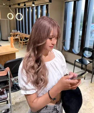 ロング カラー 💖梅田レイヤー💖 副店長Tsubasaのヘアスタイル