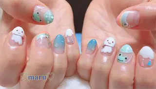 ネイル まるみ ♡のネイルデザイン