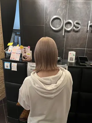 ミディアム OPS hair feliz田中啓太のヘアスタイル
