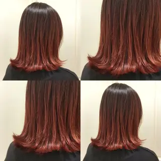 ミディアム カラー パーマ ヘアアレンジ メンズ キッズ ネイル マツエク・マツパ 代表🎀 ふわモテ愛 され髪🩷yumiのヘアスタイル