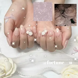 ネイル 1/21空✩.💜 Yuuna💜のネイルデザイン