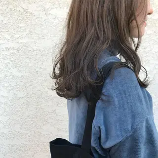 セミロング 韓国🇰🇷髪質改善 Chisaki치사키のヘアスタイル