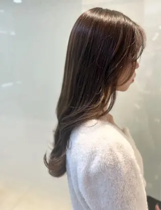 ロング カラー 髪質改善/縮毛矯正 ササキナツミのヘアスタイル