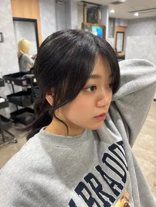 カラー La fith hair ray 札幌店所属・顔まわり/W カラー/リョウのヘアスタイル