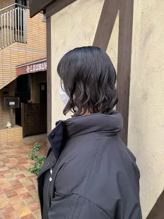 パーマ ボブパーマコテ巻き風 パーマNo1深江秀平のヘアスタイル