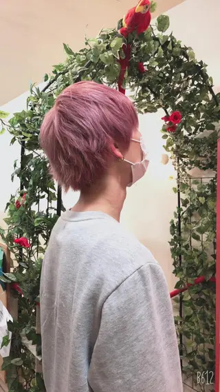 メンズ ゆぴ☾‪/推しカラー /ハイトーンのヘアスタイル