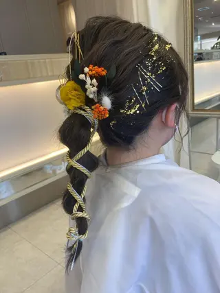 ロング ヘアアレンジ 小森 衣純のヘアスタイル