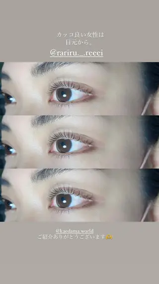 ロング カラー パーマ ヘアアレンジ メンズ キッズ マツエク・マツパ アイブロウ apopi's所属・真夜中のまつ毛 APOPI'Sのマツエク・マツパデザイン