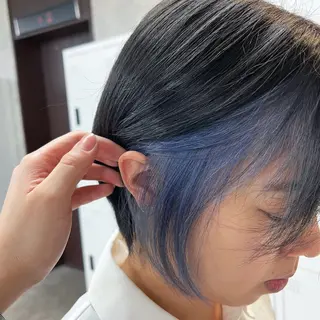 ショート カラー JUNSHIN🦋 ヘアセット／カラーのヘアスタイル