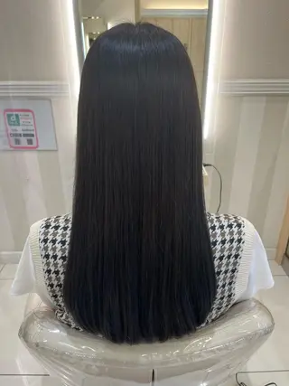 ロング カラー 田中 瑞妃のヘアスタイル