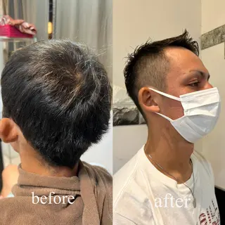 メンズ 大人女性ぼかし メンズ強化🦙平作のヘアスタイル