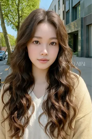 パーマ 本場韓国ヘア特化 아이비/Aibiのヘアスタイル