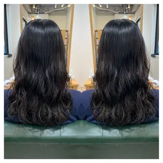 ロング カラー パーマ 村山 茉衣のヘアスタイル