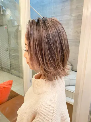 ショート カラー ヘアアレンジ 平成ギャル×韓国 mix💖MIKUのヘアスタイル
