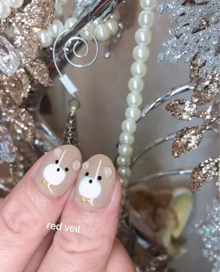 ミディアム ネイル 長さ出し専門 nynaのネイルデザイン