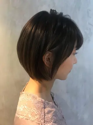 ショート カラー ヘアアレンジ stylist/蛯谷 珠里のヘアスタイル