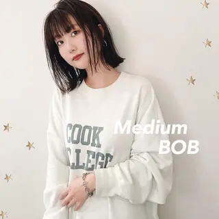 ミディアム カラー salon AKIRA所属・市川 千夏のヘアスタイル