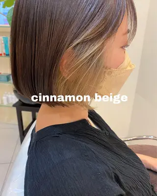 カラー sea's所属・ヒラカホ/矢場町/ ブリーチ/似合わせのヘアスタイル