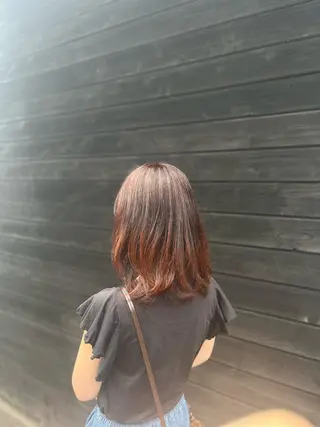 カラー 村岡 優羽樂のヘアスタイル