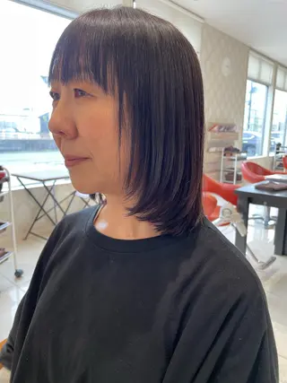 ミディアム 野水 隆雅のヘアスタイル