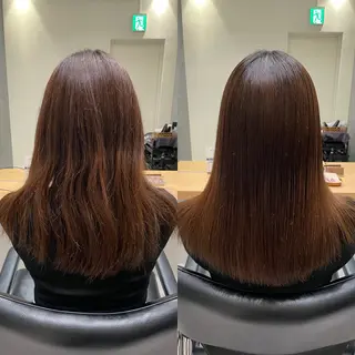 ミディアム 髪質改善ヘアケア 艶髪特化/上田のヘアスタイル