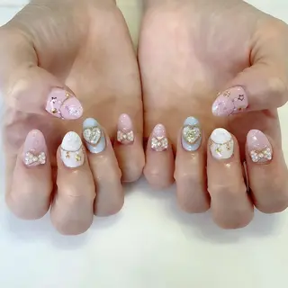 ネイル 💎🐰 saki. m 🐰💎のネイルデザイン