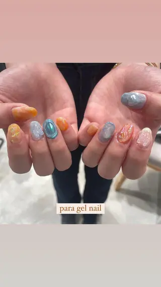 ネイル 淡色ネイル 🎀moeのネイルデザイン