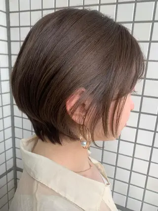 ショート カラー パーマ Bianca所属・Bianca  代表 硲　貴亮【東武練馬】のヘアスタイル