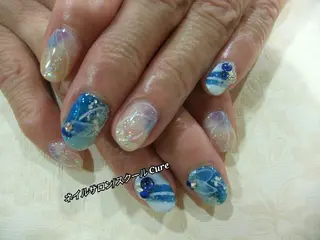 ショート ネイル ネイルサロン Cureのネイルデザイン