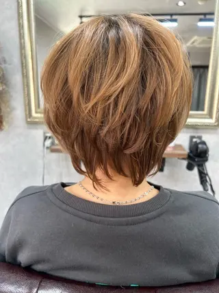 ショート カラー Lien 深井店のヘアスタイル