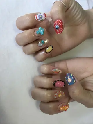 ネイル 💎🐰 saki. m 🐰💎のネイルデザイン