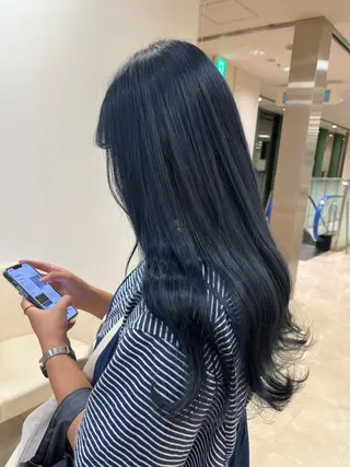 セミロング カラー 暖色専門美容師🎀 お客様満足度◎のヘアスタイル