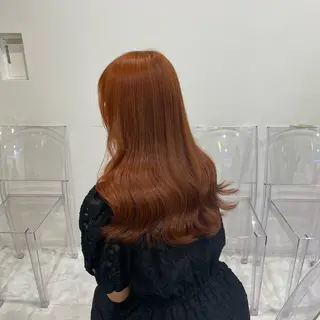 ロング カラー ヘアアレンジ ❣️ブリーチなし暖色 ayu❣️のヘアスタイル